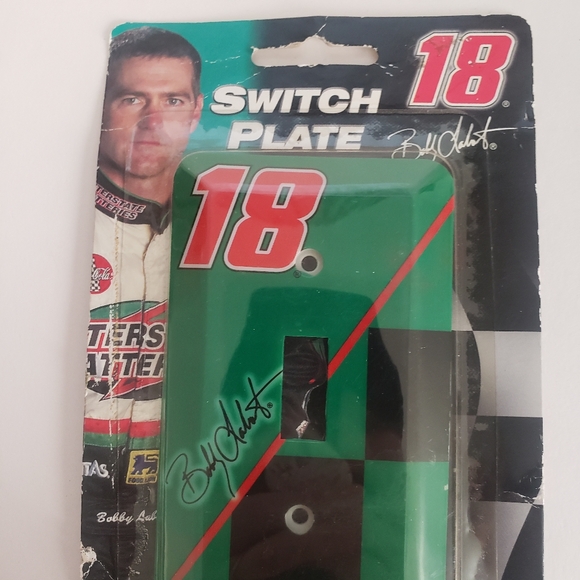Vtg Nascar Driver Bobby Labonte Light Switch Plate Cover - Picture 3 of 6